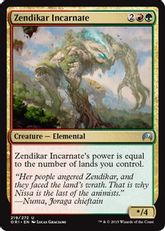 【Foil】《ゼンディカーの具現/Zendikar Incarnate》[ORI] 金U