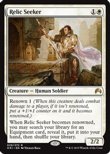 《秘宝の探求者/Relic Seeker》[ORI] 白R