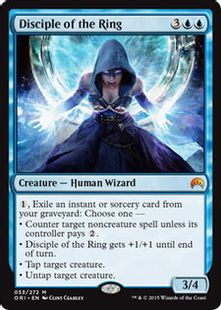 【Foil】《輪の信奉者/Disciple of the Ring》[ORI] 青R