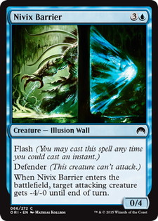《ニヴィックスの障壁/Nivix Barrier》[ORI] 青C