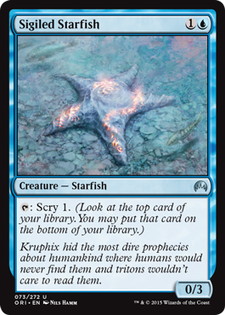《印章持ちのヒトデ/Sigiled Starfish》[ORI] 青U