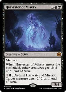 (009)《苦難の収穫者/Harvester of Misery》[BIG] 黒R