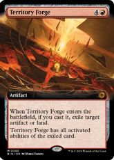 【Foil】(080)■拡張アート■《領土の溶鉱炉/Territory Forge》[BIG] 赤R