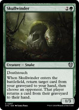 (207)《髑髏蛇/Skullwinder》[OTC] 緑U