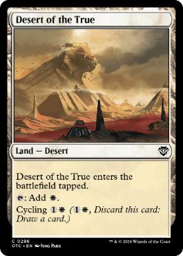 (286)《信義の砂漠/Desert of the True》[OTC] 土地C