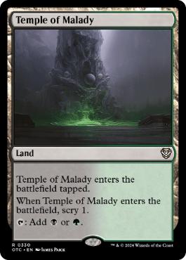 (330)《疾病の神殿/Temple of Malady》[OTC] 土地R