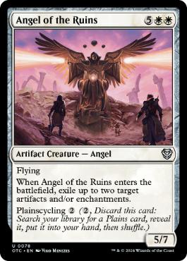 (078)《遺跡の天使/Angel of the Ruins》[OTC] 白U