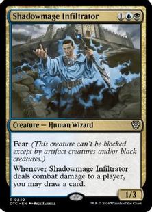 (240)《影魔道士の浸透者/Shadowmage Infiltrator》[OTC] 金R