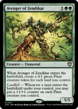 (187)《ゼンディカーの報復者/Avenger of Zendikar》[OTC] 緑R