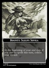 (039)《賞金首：眠りのソヴカ+賞金首のルール・トークン/Bounty: Sleepy Sovka+Bounty Rules》[OTC]