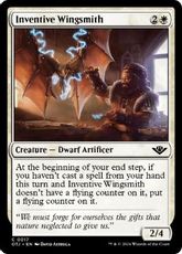 【Foil】(017)《独創的な翼鍛冶/Inventive Wingsmith》[OTJ] 白C