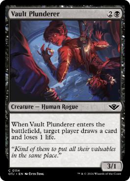 (114)《金庫の略取者/Vault Plunderer》[OTJ] 黒C