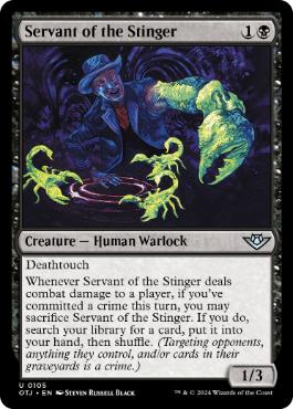 (105)《針の召使い/Servant of the Stinger》[OTJ] 黒U