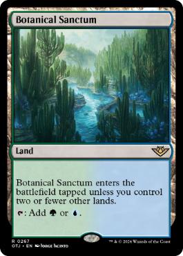 (267)《植物の聖域/Botanical Sanctum》[OTJ] 土地R