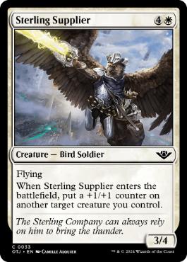 (033)《スターリング社の納品者/Sterling Supplier》[OTJ] 白C