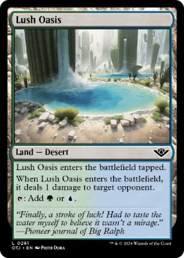 (261)《瑞々しいオアシス/Lush Oasis》[OTJ] 土地C