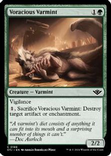 (188)《大食の匪獣/Voracious Varmint》[OTJ] 緑C