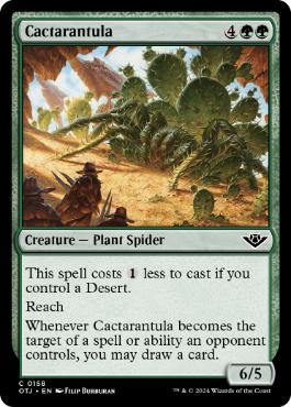 (158)《サボテンチュラ/Cactarantula》[OTJ] 緑C