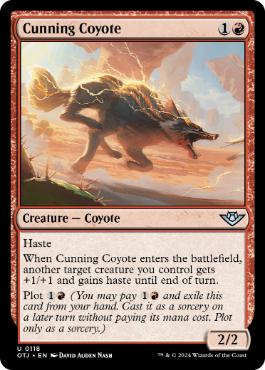 (118)《狡猾なコヨーテ/Cunning Coyote》[OTJ] 赤U