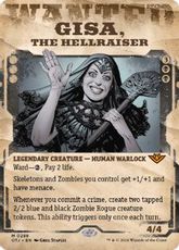 【Foil】(288)■ショーケース■《厄介者、ギサ/Gisa, the Hellraiser》[OTJ-BF] 黒R