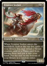 【Foil】(368)《開拓地の探求者/Frontier Seeker》(プロモパック)[OTJ-P] 白U