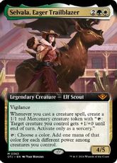 【Foil】(363)■拡張アート■《熱心な先駆者、セルヴァラ/Selvala, Eager Trailblazer》[OTJ-BF] 金R