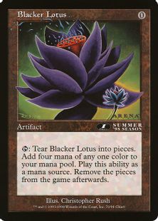 ☆大判カード☆《Blacker Lotus》[大判カード] | 日本最大級 MTG通販 