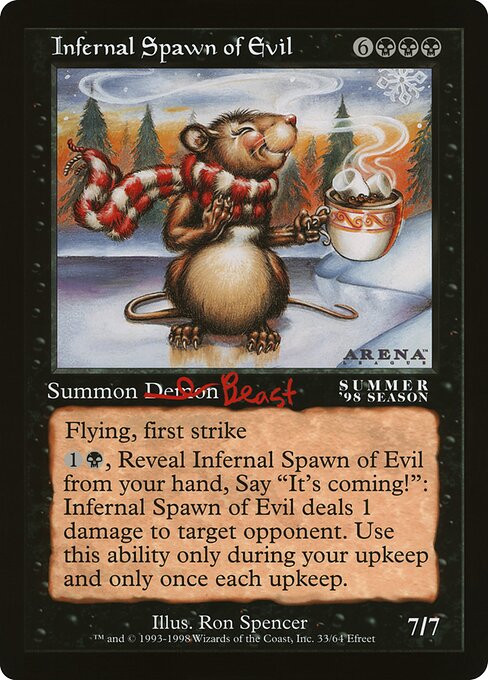 いがお】 ヤフオク! Spawn of Evil》Ron Spencer サイ... - MTG