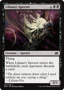 《リリアナの死霊/Liliana's Specter》[PCA] 黒C
