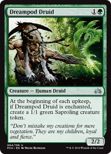 《夢鞘のドルイド/Dreampod Druid》[PCA] 緑U