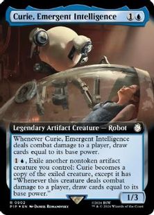 【サージ・Foil】(902)■拡張アート■《思慮深き人工知能、キュリー/Curie, Emergent Intelligence》[PIP-BF] 青R