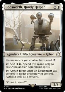 (014)《有能な執事、コズワース/Codsworth, Handy Helper》[PIP] 白R