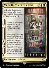 【Foil】(121)《Vault 11：投票者のジレンマ/Vault 11: Voter's Dilemma》[PIP] 金R