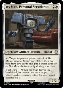 (029)《個人用セキュリトロン、イエスマン/Yes Man, Personal Securitron》[PIP] 白R