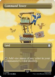 (360)■ボーダーレス■《統率の塔/Command Tower》[PIP-BF] 土地U