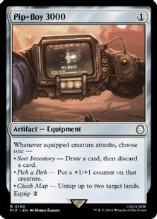 (140)《ピップボーイ3000/Pip-Boy 3000》[PIP] 茶R