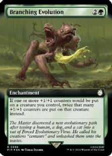 【サージ・Foil】(996)■拡張アート■《枝分かれの進化/Branching Evolution》[PIP-BF] 緑R