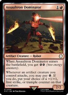 (054)《アサルトロン・ドミネーター/Assaultron Dominator》[PIP] 赤R