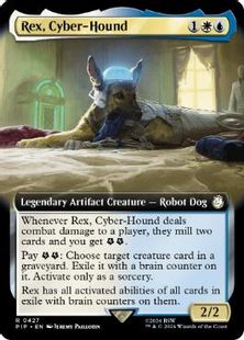 (427)■拡張アート■《サイボーグ犬、レックス/Rex, Cyber-Hound》[PIP-BF] 金R