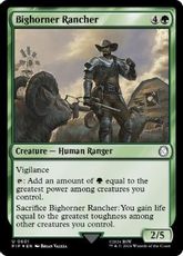 【サージ・Foil】(601)《ビッグホーナーの牧場主/Bighorner Rancher》[PIP] 緑U