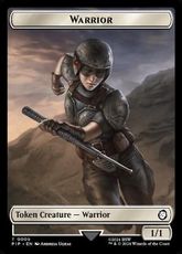 【Foil】(005)《戦士トークン/Warrior Token》[PIP] 白