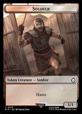 【Foil】(010)《兵士トークン(赤白)/Soldier Token(Multi)》[PIP] 金