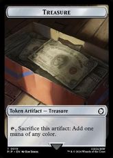 【Foil】(019)《宝物トークン/Treasure token》[PIP] 茶