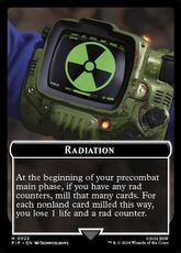 【Foil】(022)《放射能トークン/Radiation Token》[PIP] 