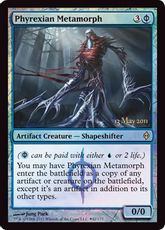 【Foil】《ファイレクシアの変形者/Phyrexian Metamorph》(発売記念)[NPH-P] 青R