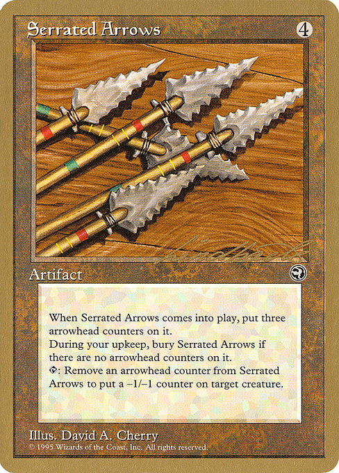 【金枠】《鋸刃の矢/Serrated Arrows》[PT96] 茶C Leon Linback