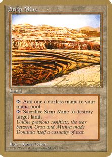 【金枠】《露天鉱床/Strip Mine》[PT96] 土地 Leon Linback