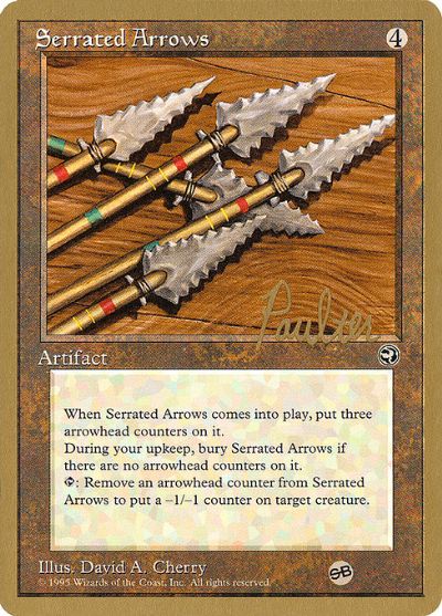 【金枠】《鋸刃の矢/Serrated Arrows》[PT96] 茶 Preston Poulter(SB)