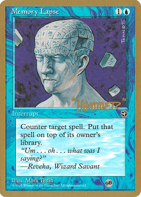 【金枠】《記憶の欠落/Memory Lapse》[PT96](Runes) 青C Shawn Regnier(SB)
