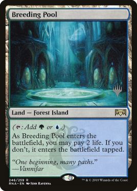 MTG 繁殖池/Breeding Pool FOIL 英語版 ZEN EXP - マジック：ザ ...